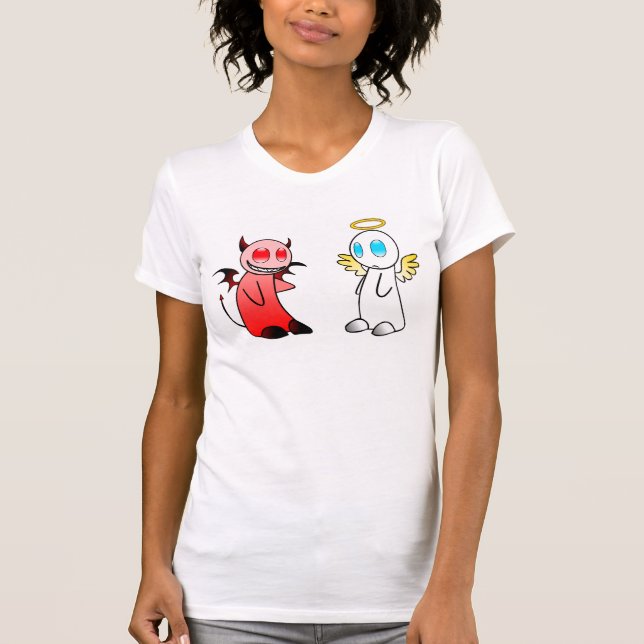 T-shirt Diable ou ange (Devant)