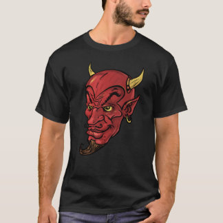 T-shirt Diable rouge vintage de Halloween