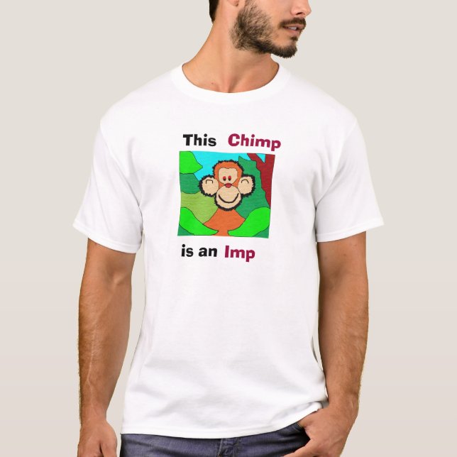 T-shirt Diable singe (Devant)