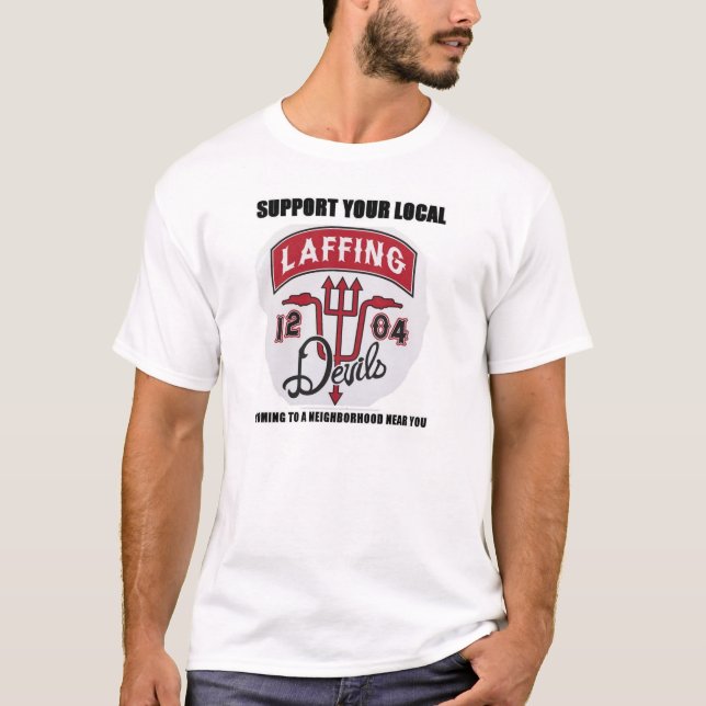 T-shirt Diables mètre-bougie de Laffing (Devant)