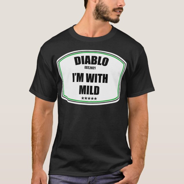 T-shirt DIABLO Hot Packet Halloween Taco Costume Correspon (Devant)