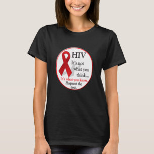 T-shirt Diagnostic de la Journée mondiale du sida