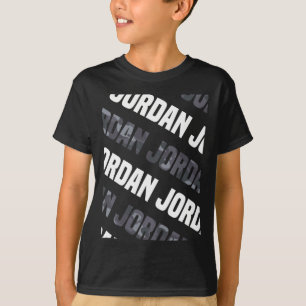 T-shirt Diagonal Jordanie Motif Design Cadeau gris Camoufl