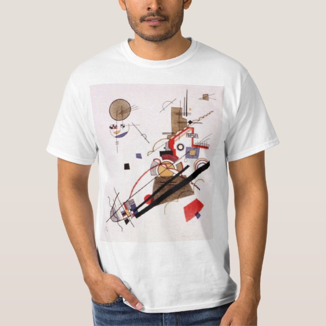 T-shirt Diagonales parallèles Wassily Kandinsky (Devant)