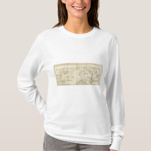 T-shirt Diagramme contenant une partie de la mer glaciale