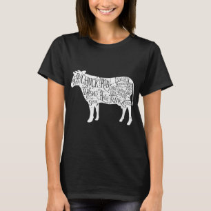 T-shirt Diagramme de Beef Cuts