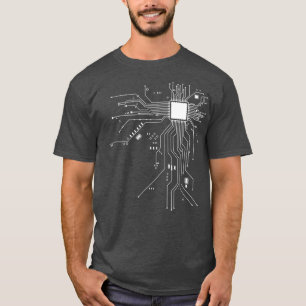 T-shirt Diagramme de circuit processeur