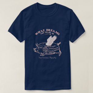 T-shirt Diagramme de cochon volant