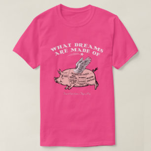 T-shirt Diagramme de cochon volant