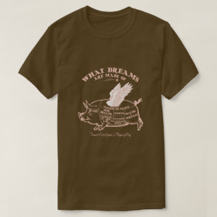 T-shirt Diagramme de cochon volant