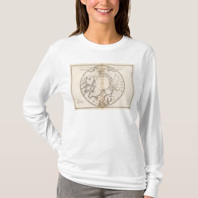 T-shirt Diagramme de glace boréal (Devant)