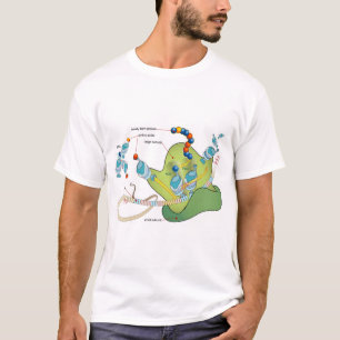 T-shirt Diagramme de l'ARNm des molécules d'ARNt des ribos