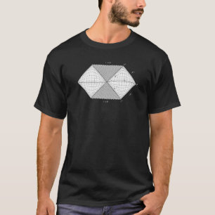 T-shirt Diagramme de Penrose Diagramme de physique cool po