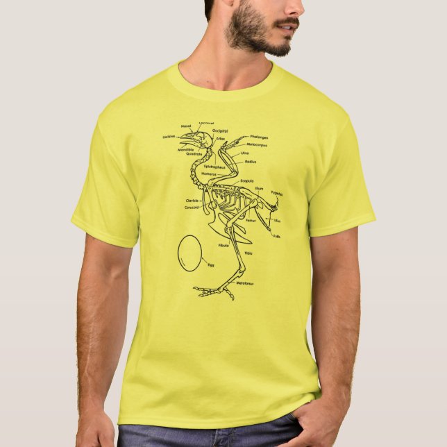 T-shirt Diagramme de poulet (Devant)