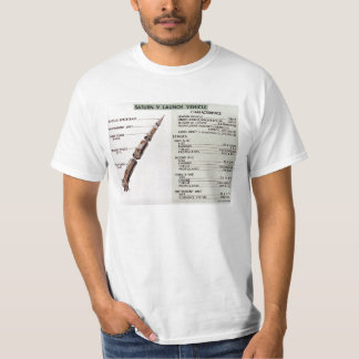 T-shirt Diagramme de Saturn V