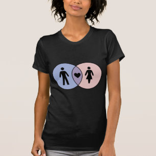 T-shirt Diagramme de Venn Garçon + Fille