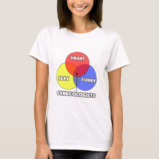 T-shirt Diagramme de Venn .. Gynécologues