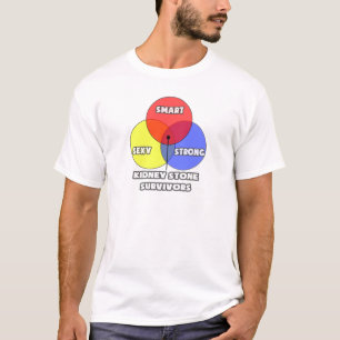 T-shirt Diagramme de Venn .. Survivants des pierres de Kid