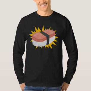 T-shirt Diagramme d'instruction alimentaire Spam Musubi ja