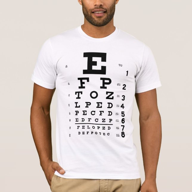T-shirt Diagramme d'oeil (Devant)
