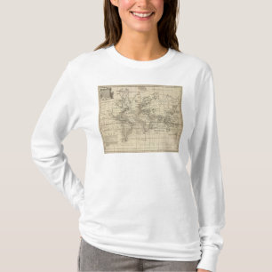 T-shirt Diagramme du monde
