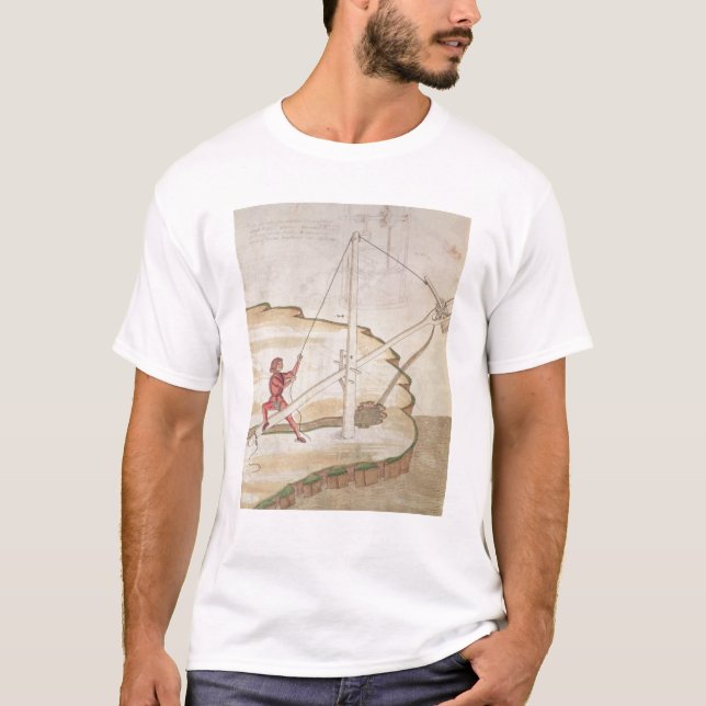 T-shirt Diagramme d'une méthode de fournir l'eau (Devant)