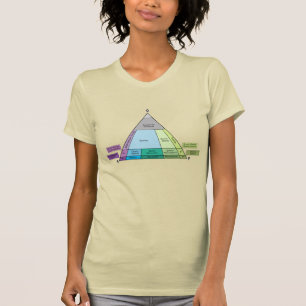 T-shirt Diagramme QAP de géologie - Identification de roch