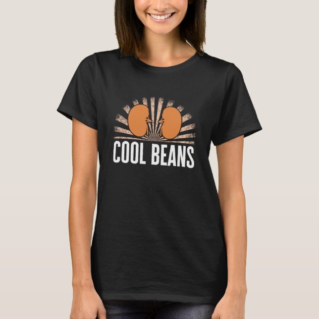T-shirt Dialyse Infirmière haricots Conception du rein Dia (Devant)