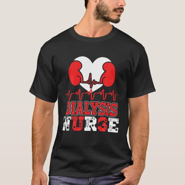 T-shirt Dialysis Nurse (Devant)