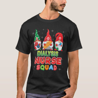 T-shirt Dialysis Nurse Squad Christmas Gnomes Ugly Sweater