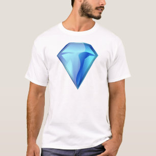 T-shirt Diamant bleu