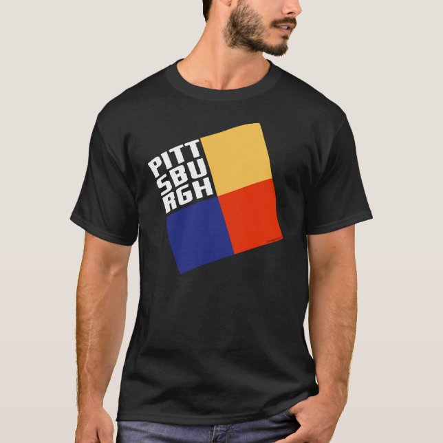 T-shirt Diamant de Pittsburgh - obscurité (Devant)