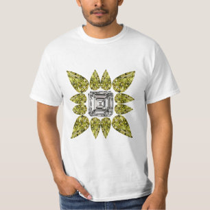 T-shirt Diamant de poire jaune