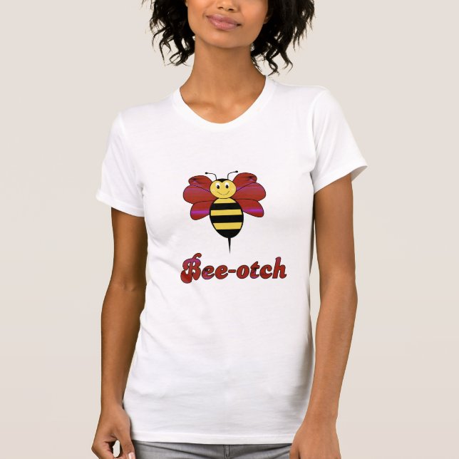 T-shirt Diamant strié 06 Beeotch Shirt (Devant)