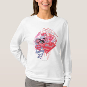 T-shirt Diamants et lèvres de Supergirl