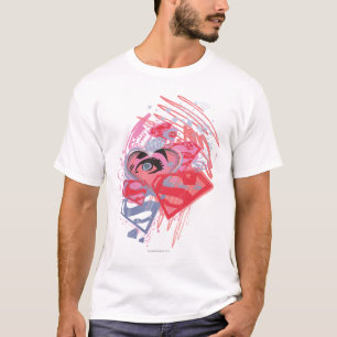 T-shirt Diamants et lèvres de Supergirl