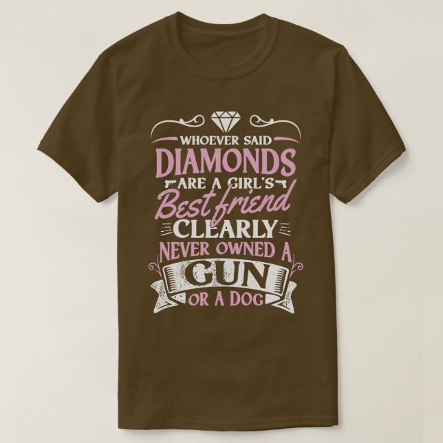 T-shirt Diamants filles (Design devant)