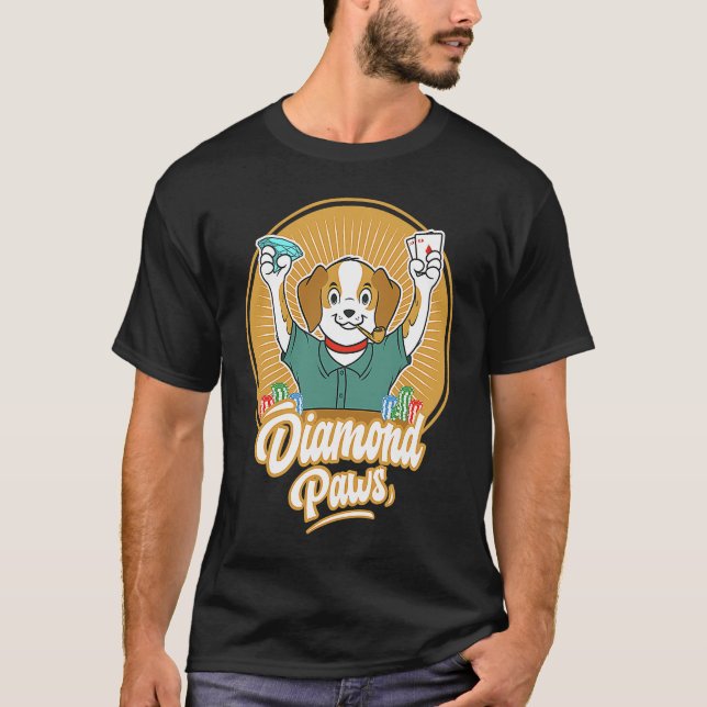 T-shirt Diamond Hands GME AMC Nous Aimons Le Stock Apes St (Devant)