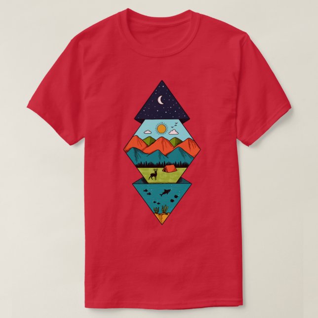 T-shirt Diamond Nature (Design devant)