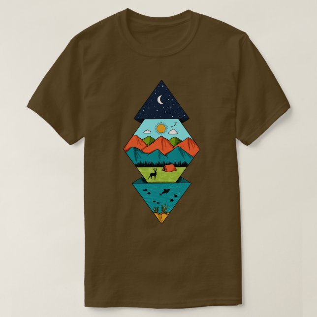 T-shirt Diamond Nature (Design devant)