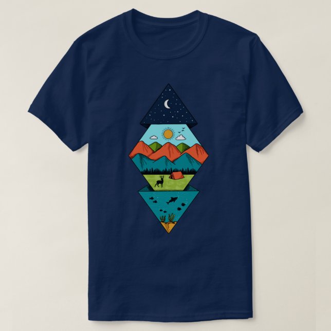 T-shirt Diamond Nature (Design devant)