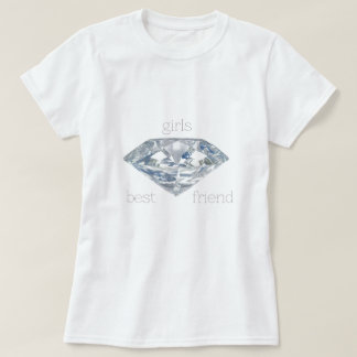 T-shirt Diamonds laboure girls best friend