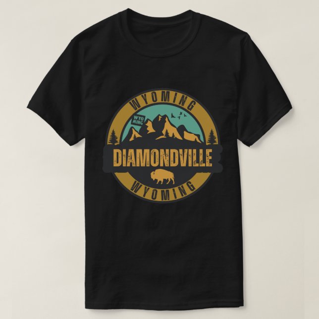 T-shirt Diamondville, Wyoming (Design devant)