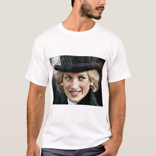 T-shirt Diana en noir (Devant)