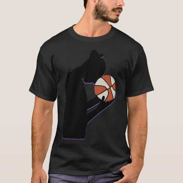 T-shirt Diana Taurasi Phoenix Mercury Basketball Silhouett (Devant)