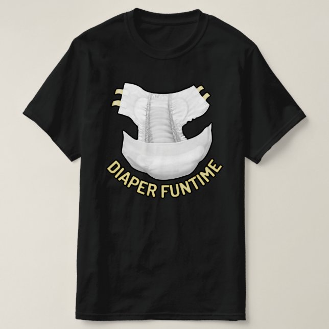 T-shirt DIAPER FUNTIME (Design devant)