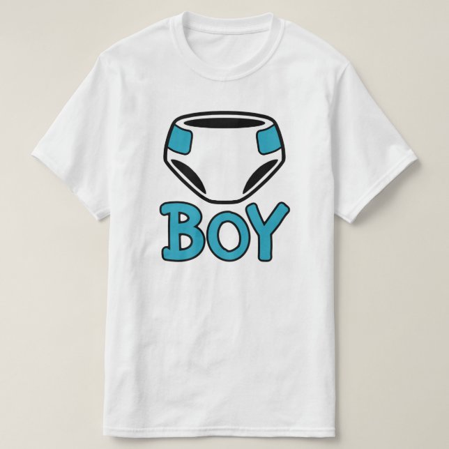 T-SHIRT DIAPER GARY (Design devant)