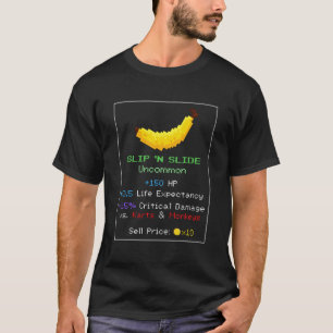 T-shirt Diapositive Et Diapositive Banana RPG Article Inha