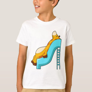 T-shirt Diapositive Giraffe