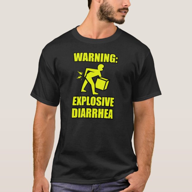 T-shirt Diarrhée explosive (Devant)